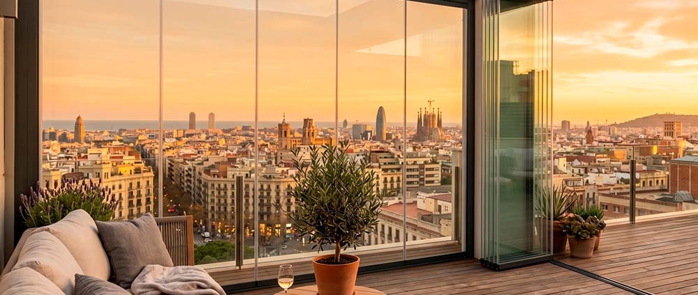 cortinas de cristal terraza